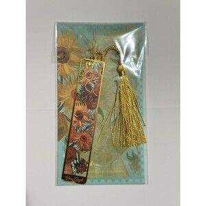 Van Gogh art inspired metal bookmark